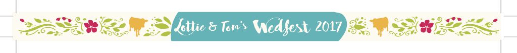 Wedfest Wristband Artwork